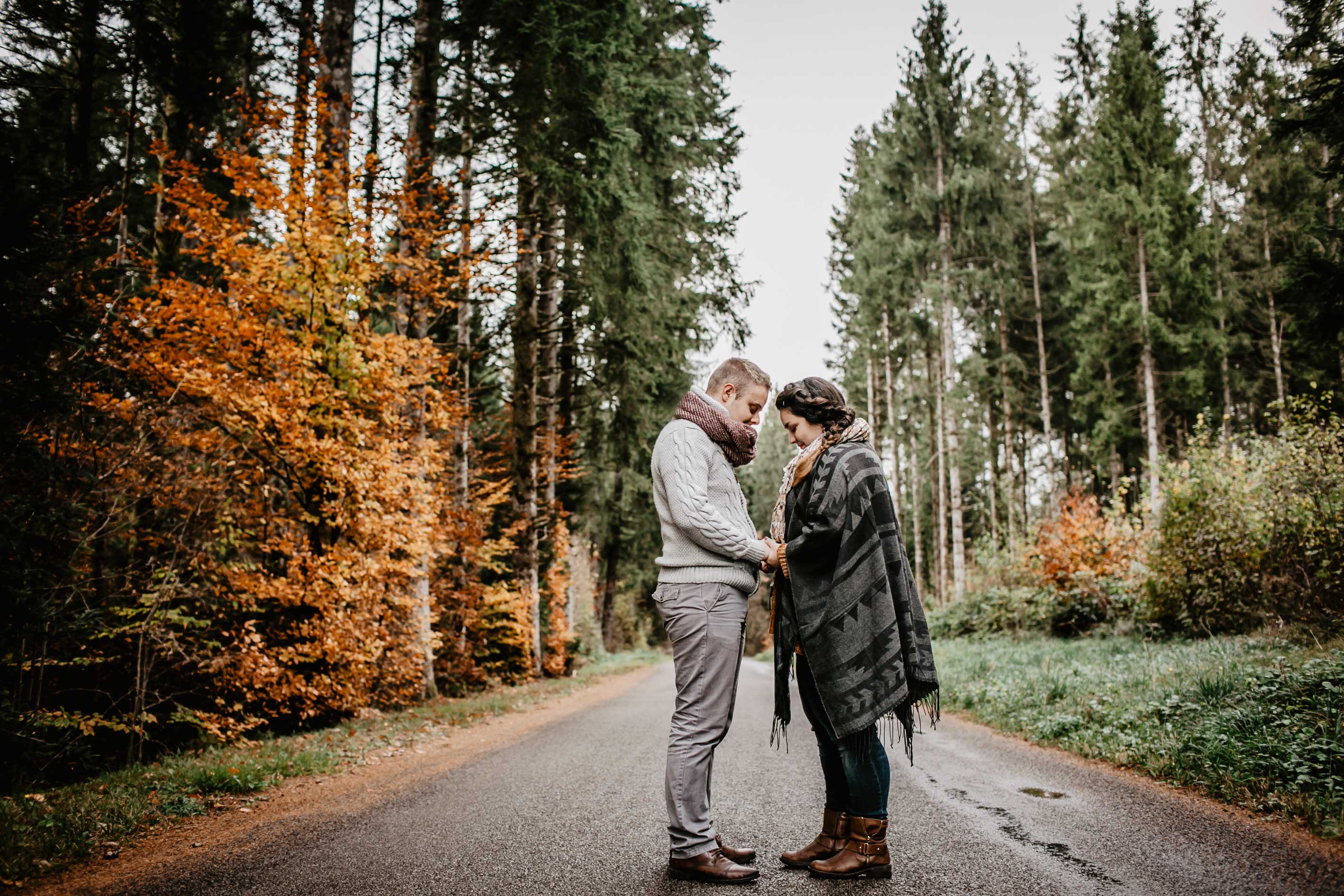 Photo de couple nature